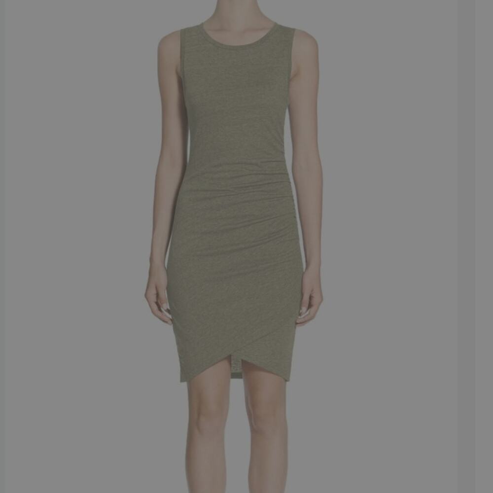 NWOT Melrose + Market Leith Ruched Bodycon Sleeveless Tank Dress Sz Small